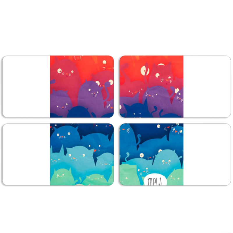 Магнитные фотопазлы 90 на 50 набор 4 штуки 