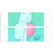 Магнитные фотопазлы 90 на 50 набор 4 штуки 