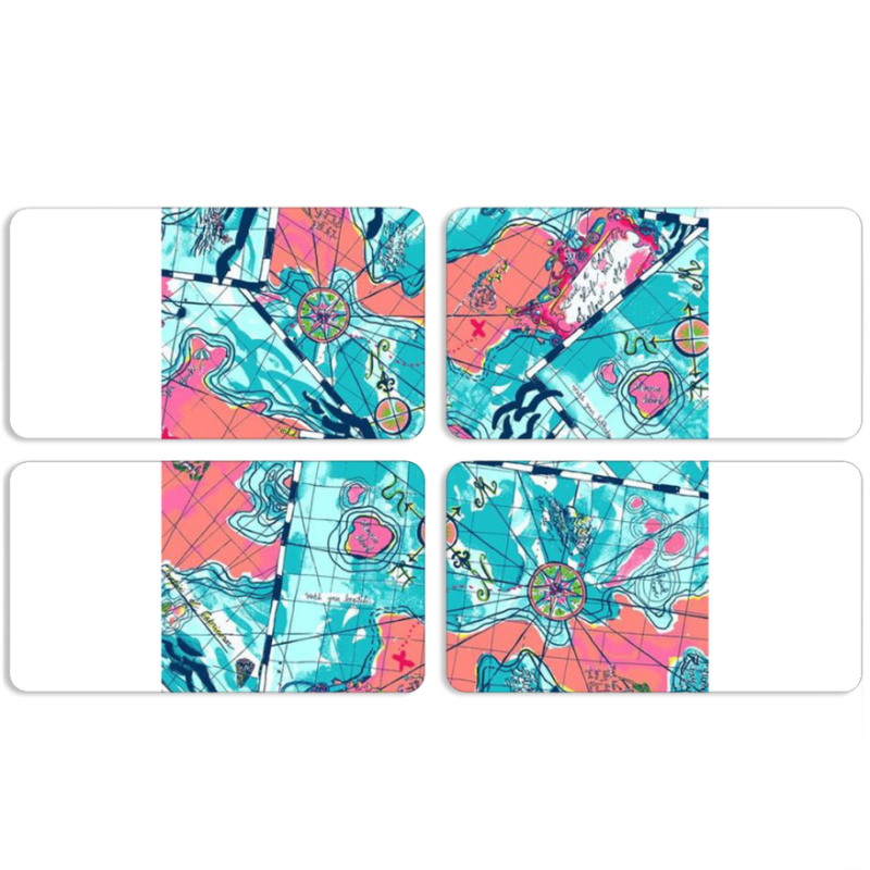 Магнитные фотопазлы 90 на 50 набор 4 штуки 