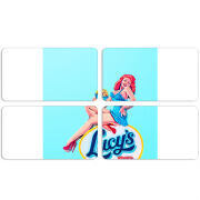 Магнитные фотопазлы 90 на 50 набор 4 штуки 