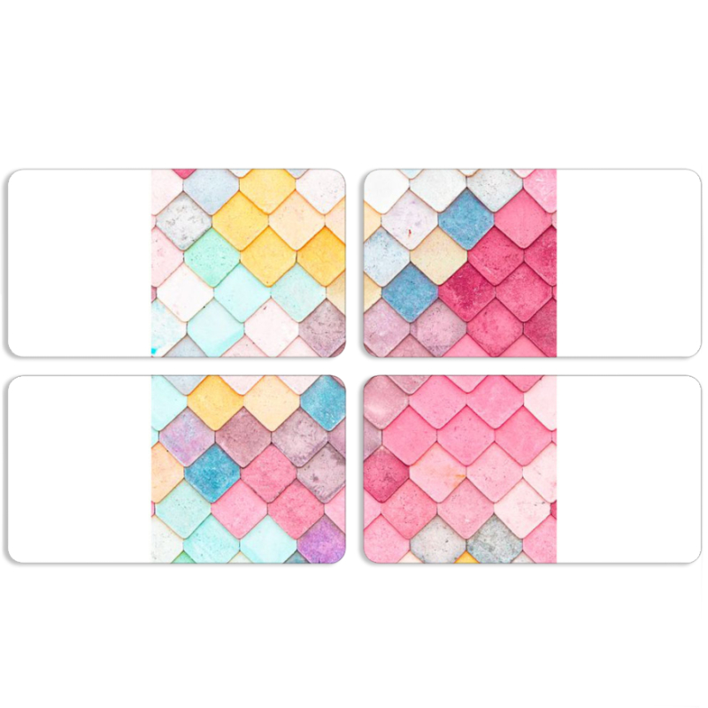 Магнитные фотопазлы 90 на 50 набор 4 штуки 