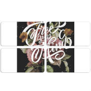 Магнитные фотопазлы 90 на 50 набор 4 штуки 