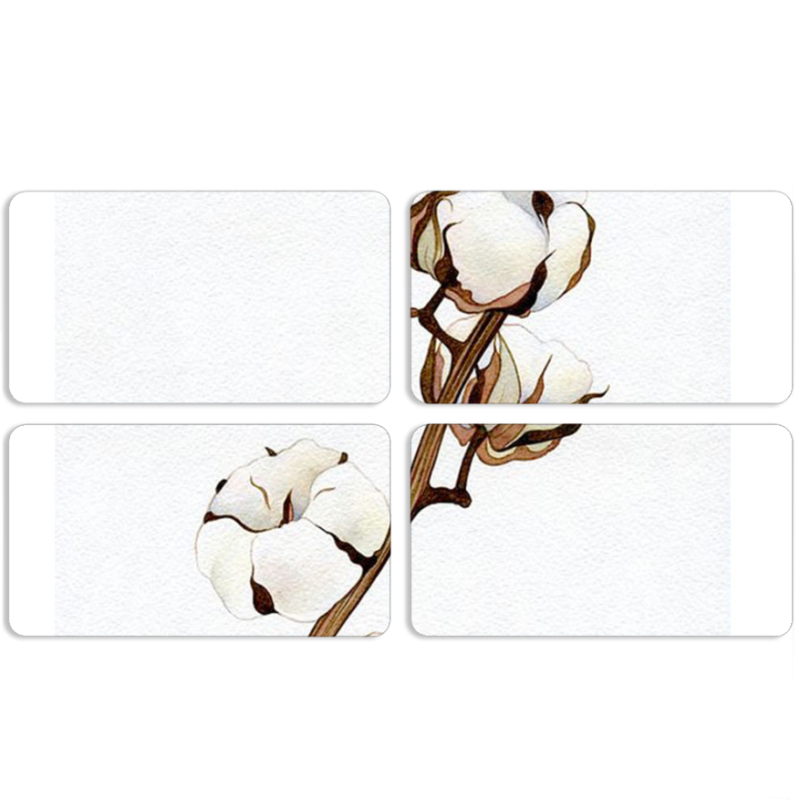 Магнитные фотопазлы 90 на 50 набор 4 штуки 