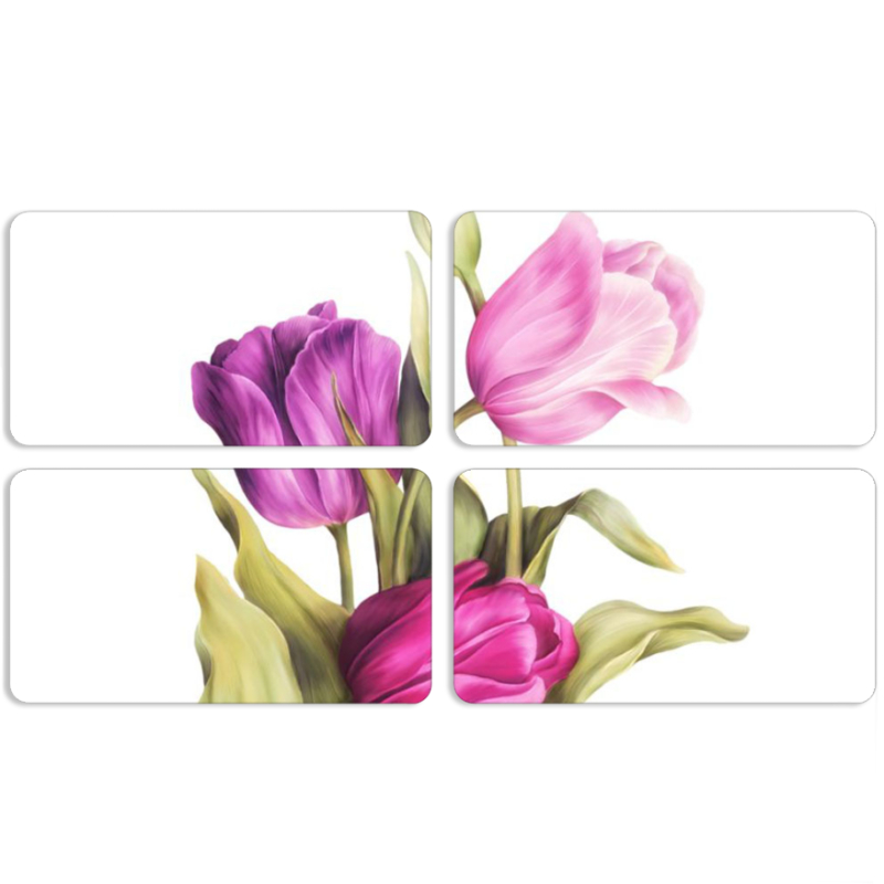 Магнитные фотопазлы 90 на 50 набор 4 штуки 