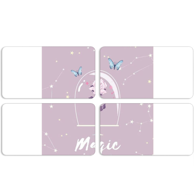 Магнитные фотопазлы 90 на 50 набор 4 штуки 