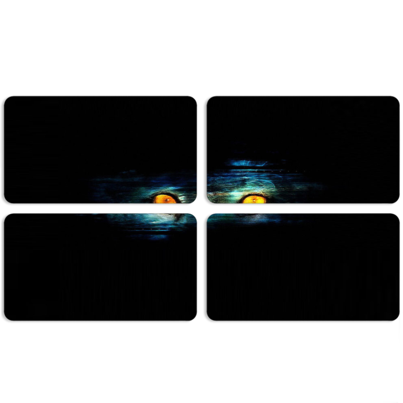 Магнитные фотопазлы 90 на 50 набор 4 штуки Eyes in the Dark