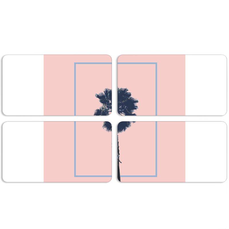 Магнитные фотопазлы 90 на 50 набор 4 штуки 