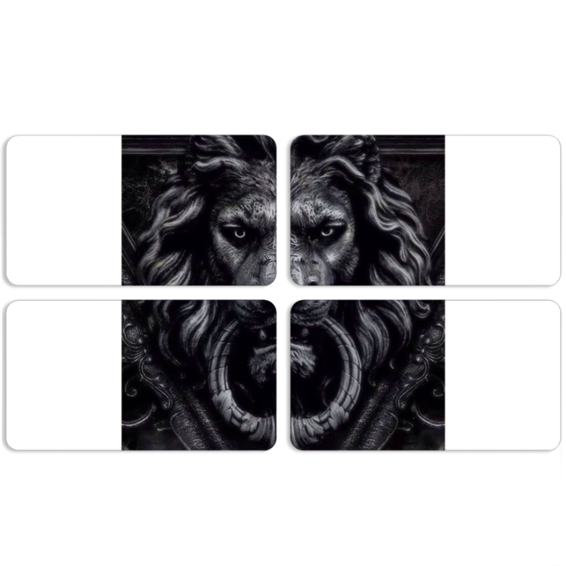 Магнитные фотопазлы 90 на 50 набор 4 штуки 