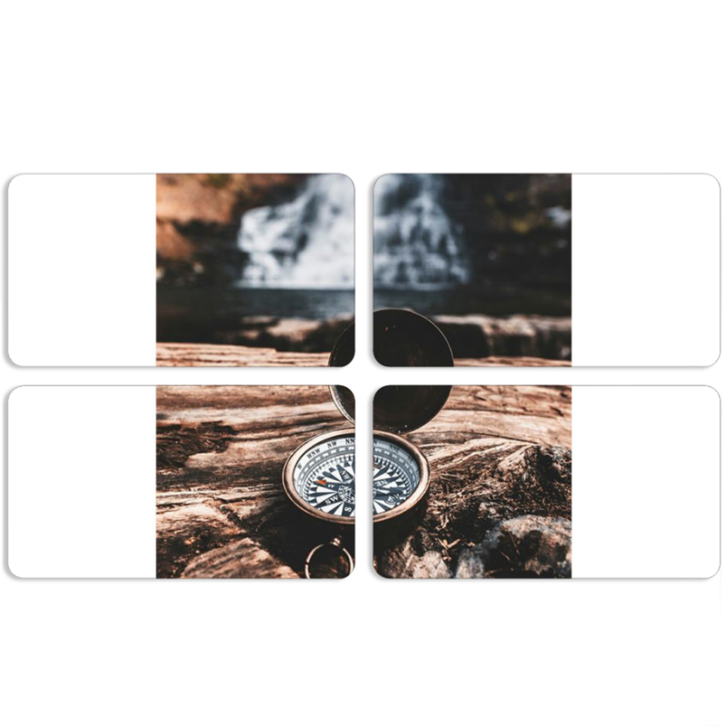 Магнитные фотопазлы 90 на 50 набор 4 штуки 