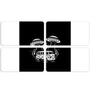 Магнитные фотопазлы 90 на 50 набор 4 штуки 