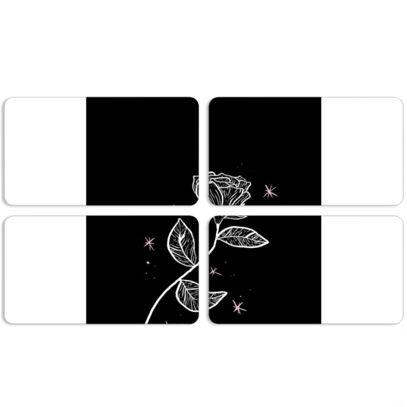 Магнитные фотопазлы 90 на 50 набор 4 штуки 