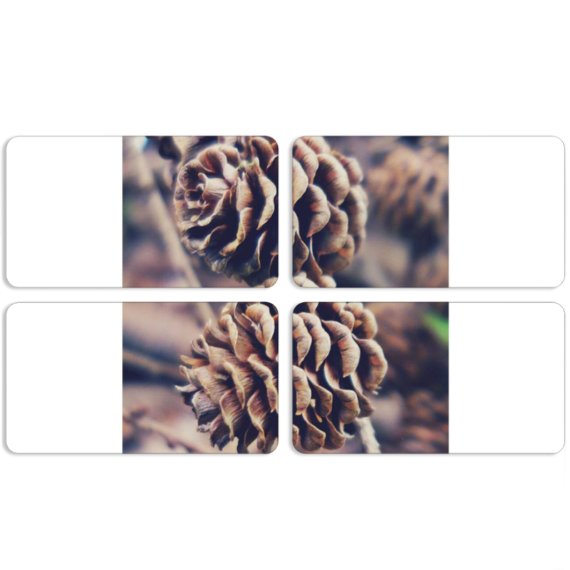 Магнитные фотопазлы 90 на 50 набор 4 штуки 