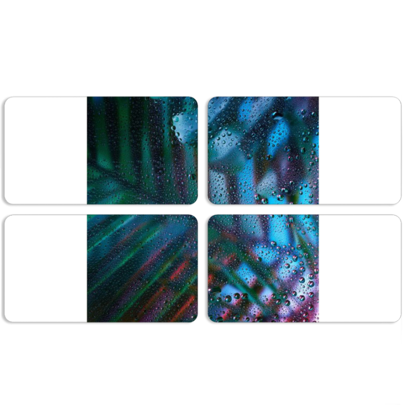 Магнитные фотопазлы 90 на 50 набор 4 штуки 