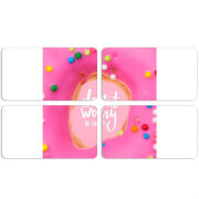 Магнитные фотопазлы 90 на 50 набор 4 штуки 