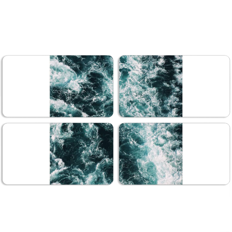 Магнитные фотопазлы 90 на 50 набор 4 штуки 