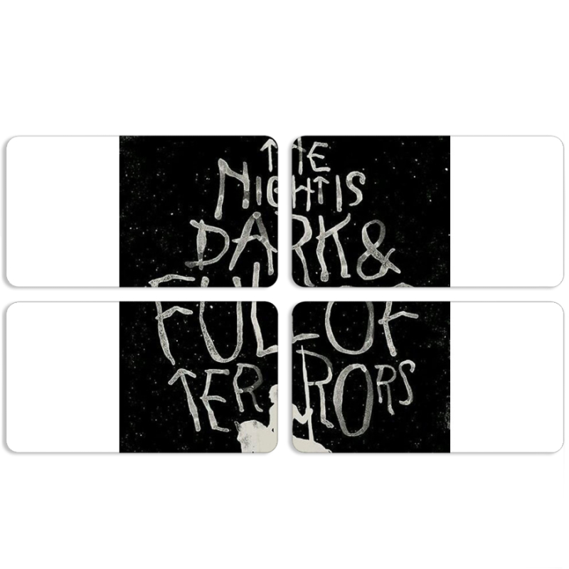 Магнитные фотопазлы 90 на 50 набор 4 штуки 