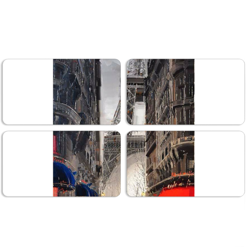 Магнитные фотопазлы 90 на 50 набор 4 штуки 