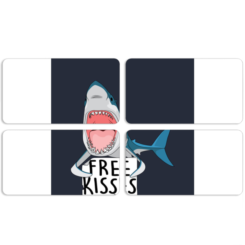 Магнитные фотопазлы 90 на 50 набор 4 штуки 