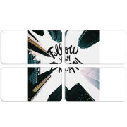 Магнитные фотопазлы 90 на 50 набор 4 штуки 