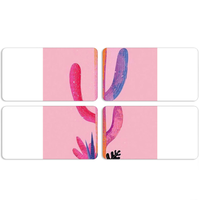 Магнитные фотопазлы 90 на 50 набор 4 штуки 