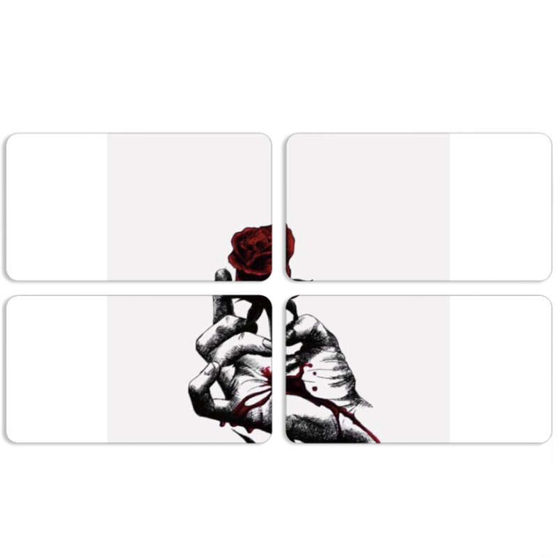 Магнитные фотопазлы 90 на 50 набор 4 штуки 