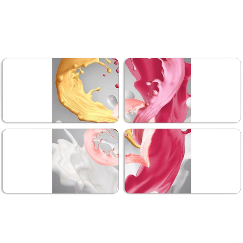 Магнитные фотопазлы 90 на 50 набор 4 штуки 