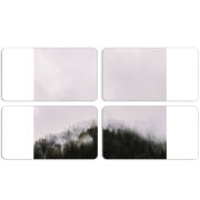 Магнитные фотопазлы 90 на 50 набор 4 штуки 