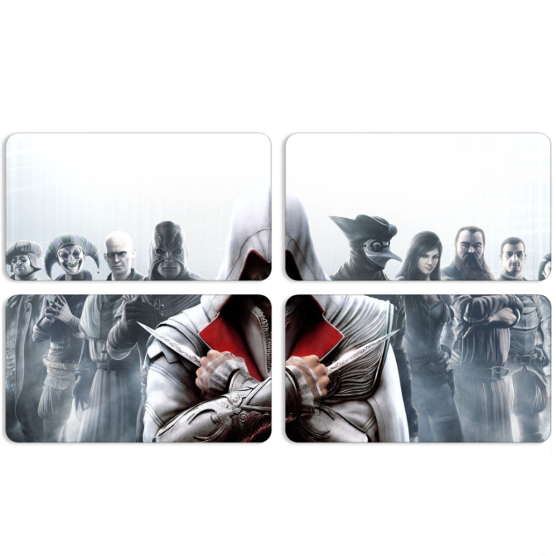 Магнитные фотопазлы 90 на 50 набор 4 штуки Assassins Creed 3