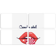 Магнитные фотопазлы 90 на 50 набор 4 штуки 