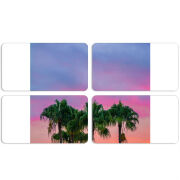 Магнитные фотопазлы 90 на 50 набор 4 штуки 