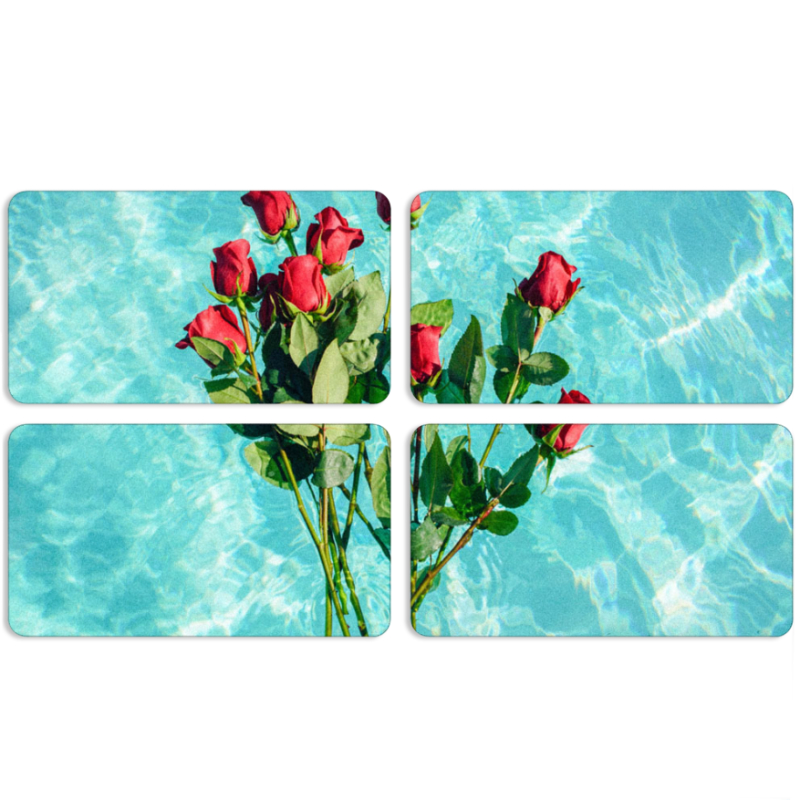 Магнитные фотопазлы 90 на 50 набор 4 штуки 