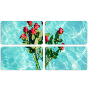 Магнитные фотопазлы 90 на 50 набор 4 штуки 