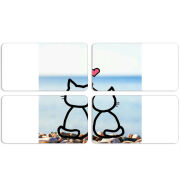 Магнитные фотопазлы 90 на 50 набор 4 штуки 