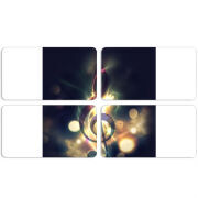 Магнитные фотопазлы 90 на 50 набор 4 штуки 