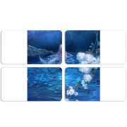 Магнитные фотопазлы 90 на 50 набор 4 штуки 