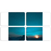 Магнитные фотопазлы 90 на 50 набор 4 штуки 