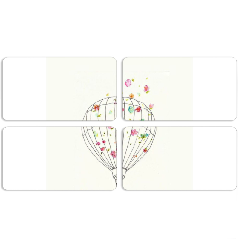 Магнитные фотопазлы 90 на 50 набор 4 штуки 