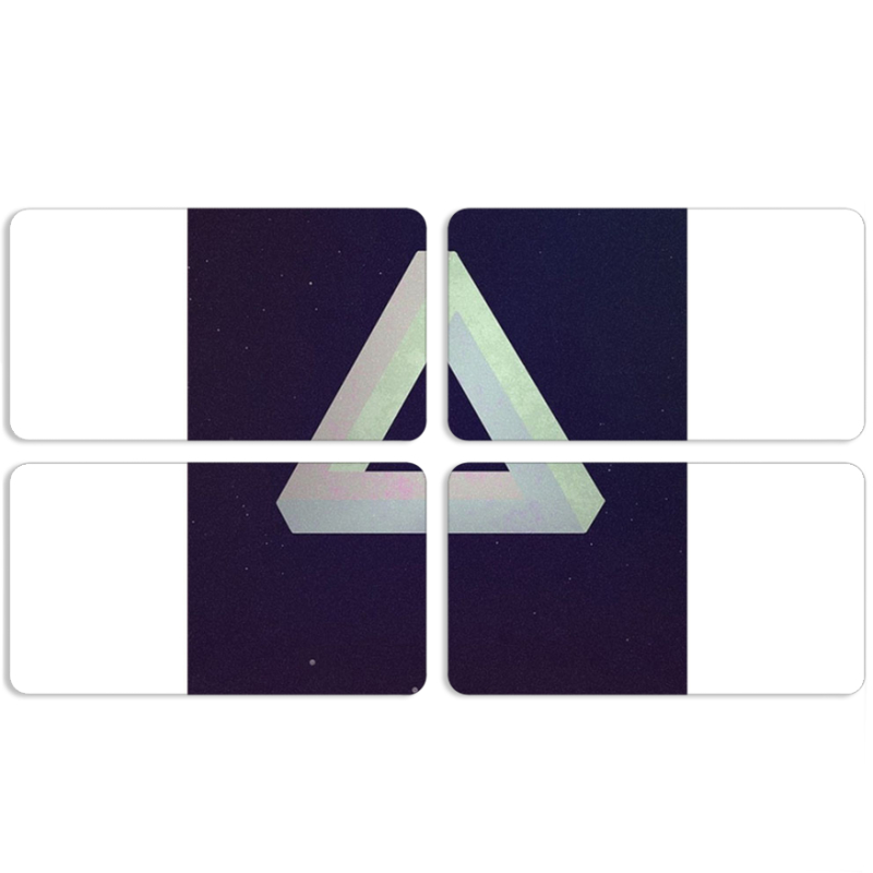 Магнитные фотопазлы 90 на 50 набор 4 штуки 