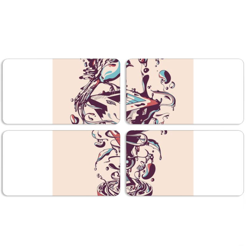 Магнитные фотопазлы 90 на 50 набор 4 штуки 