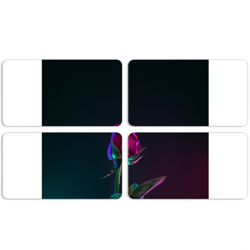 Магнитные фотопазлы 90 на 50 набор 4 штуки 