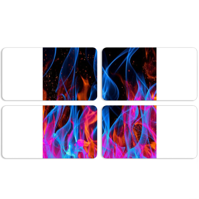 Магнитные фотопазлы 90 на 50 набор 4 штуки 