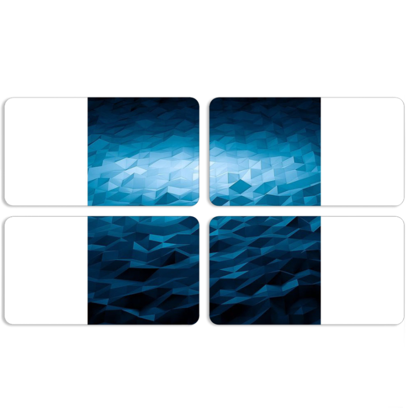 Магнитные фотопазлы 90 на 50 набор 4 штуки 