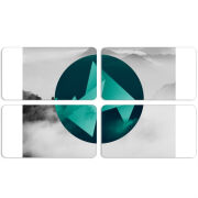 Магнитные фотопазлы 90 на 50 набор 4 штуки 