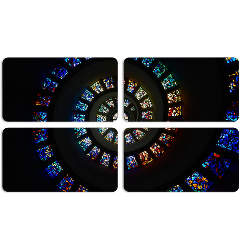 Магнитные фотопазлы 90 на 50 набор 4 штуки 