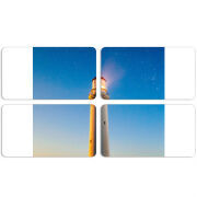 Магнитные фотопазлы 90 на 50 набор 4 штуки 