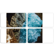 Магнитные фотопазлы 90 на 50 набор 4 штуки 