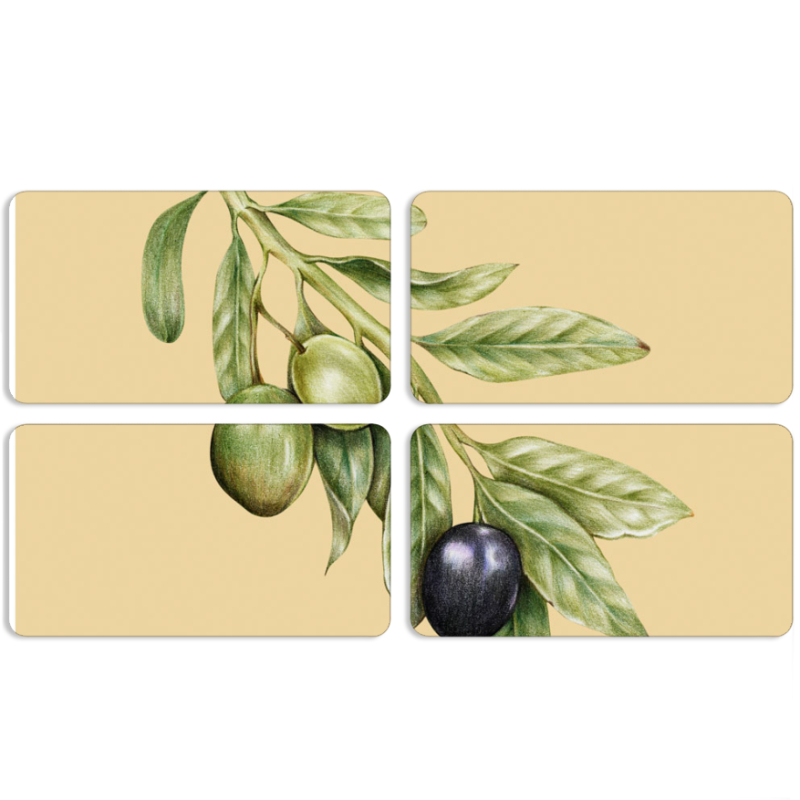 Магнитные фотопазлы 90 на 50 набор 4 штуки 