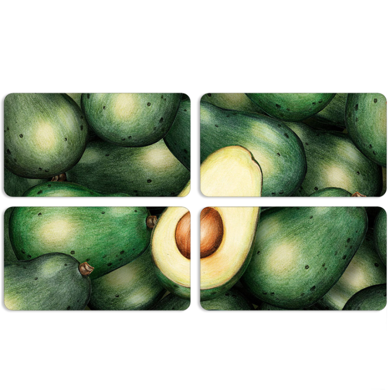 Магнитные фотопазлы 90 на 50 набор 4 штуки 