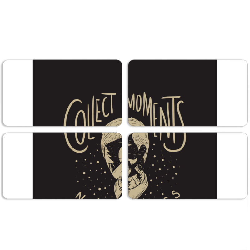 Магнитные фотопазлы 90 на 50 набор 4 штуки 