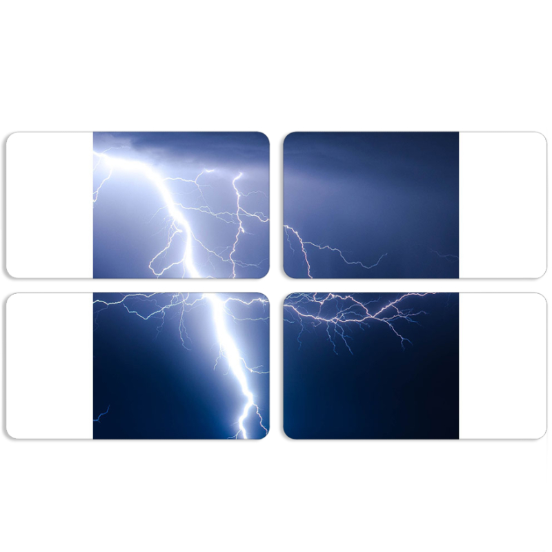 Магнитные фотопазлы 90 на 50 набор 4 штуки 